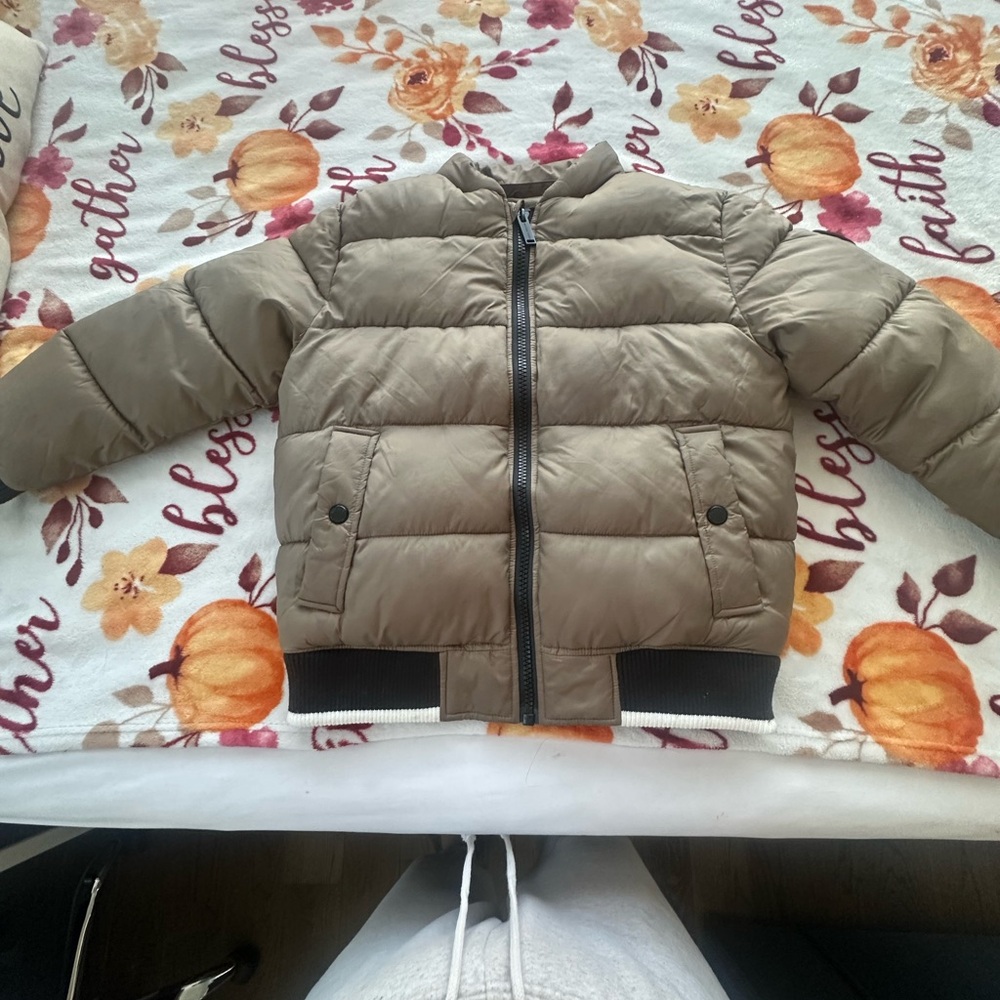 Michael Kors Beige Puffer Jacket